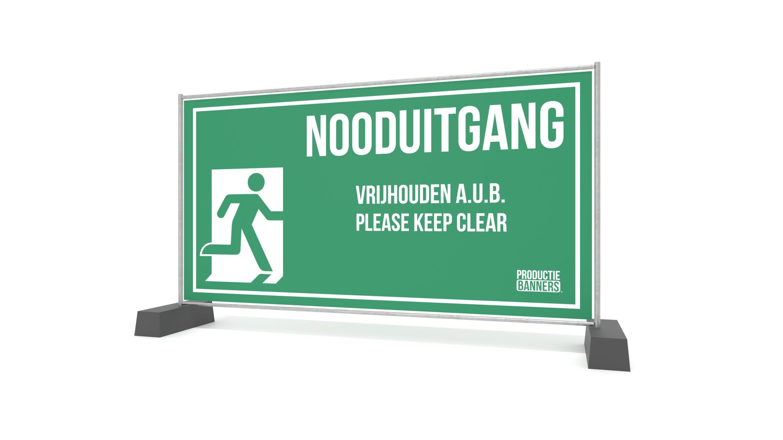 nooduitgang-spandoek